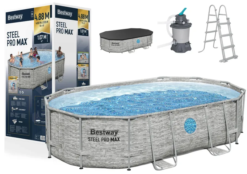 Basen Stelażowy 488 x 305X 107cm BESTWAY 56946