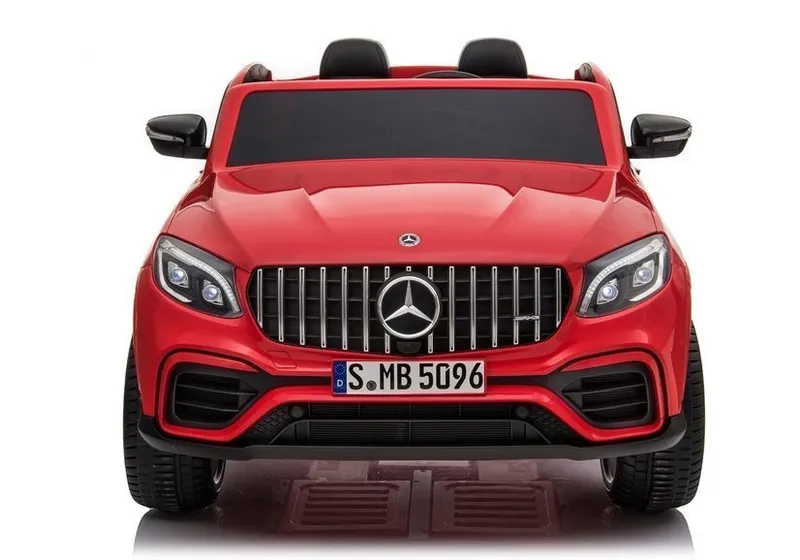 Auto Na Akumulator MERCEDES GLC 63S Dwuosobowy Światła LED MP3 - Czerwony