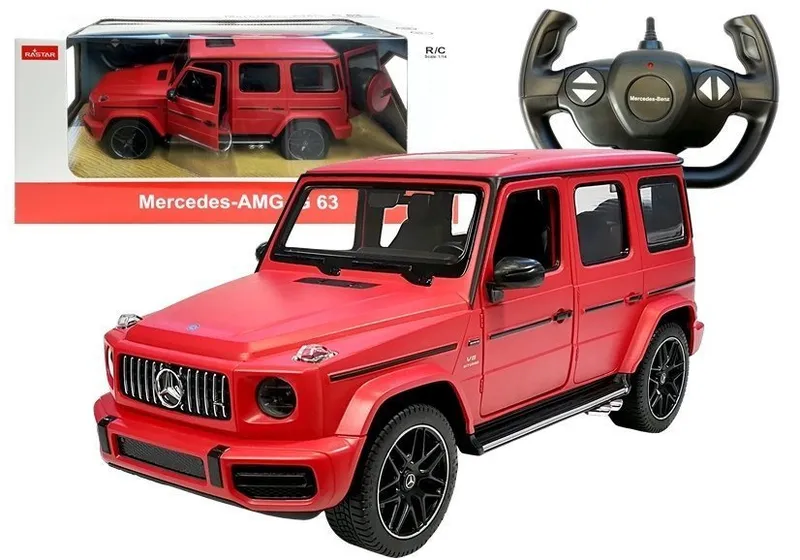 Zdalnie Sterowany MERCEDES G63 Rastar R/C - Czerwony