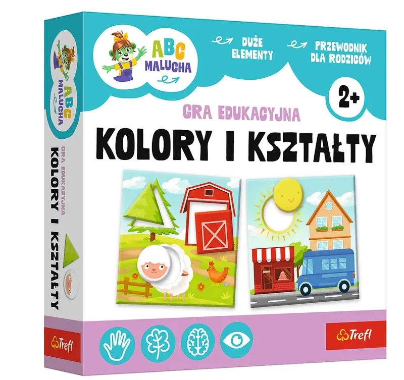 Gra Edukacyjna Kolory I Kształty ABC Malucha Rodzina Treflików TREFL 02904