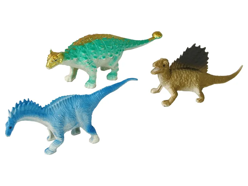 Zestaw Figurek Dinozaurów 9 Sztuk Kolorowe
