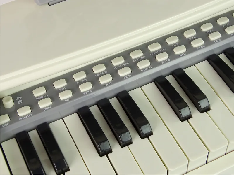 Elektryczne Pianinko Organy Z Krzesłem 25 Klawiszy - Turkusowe