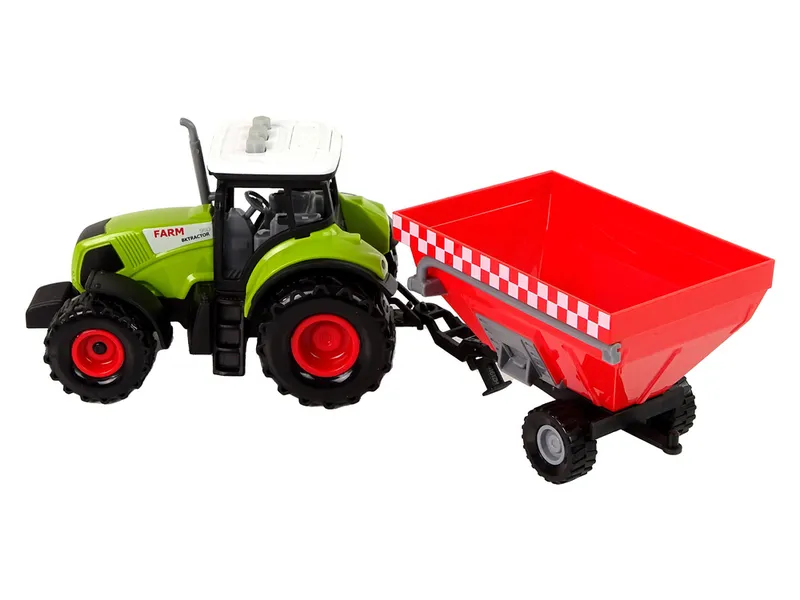 Traktor Farma Odpinana Przyczepa Na Zboże Dźwięk - Zielony