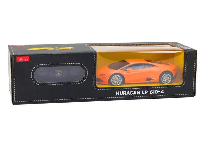 Auto R/C LAMBORGHINI Huracan 1:24 Rastar - Pomarańczowy