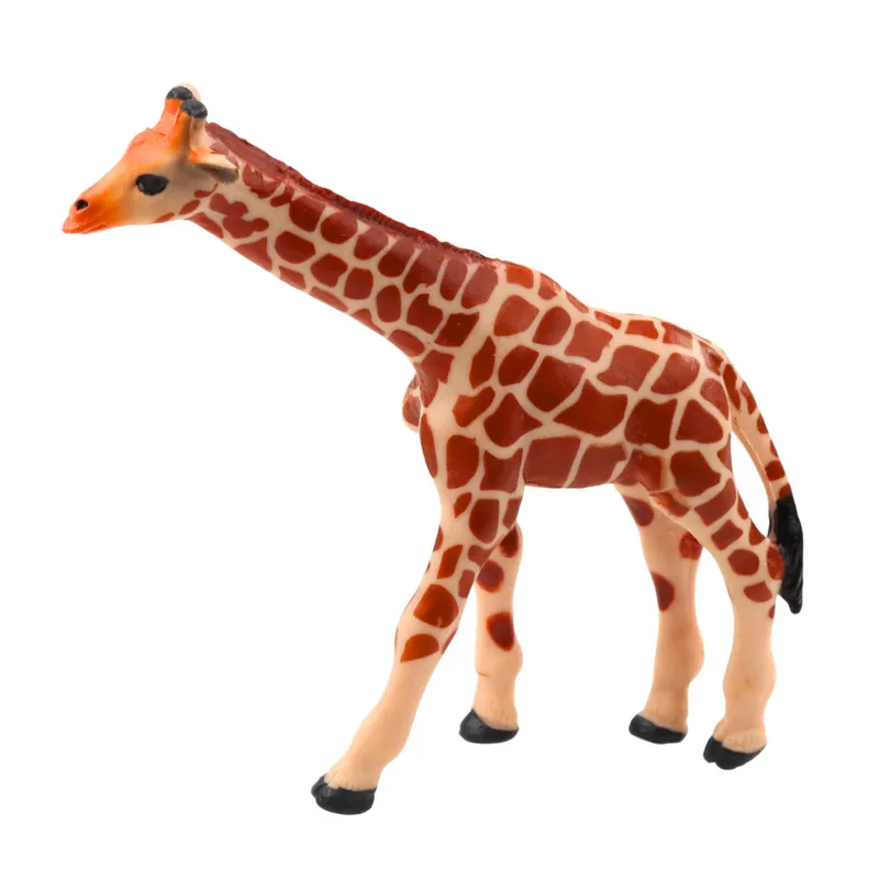 Zestaw Mini Figurki Dzikie Zwierzęta Szympans Żyrafa 6-9CM 4szt