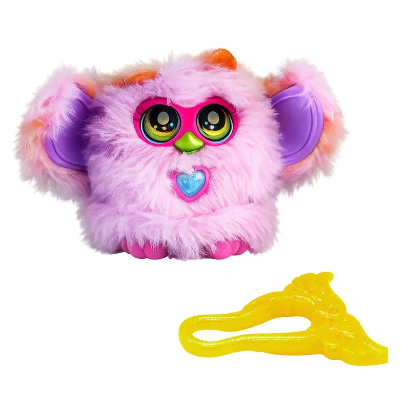 Zwierzak Interaktywny Stworek Genie Pets Światła Dźwięk Zawieszka - Fioletowy