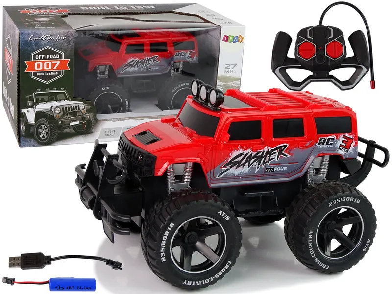 Auto Terenowe Cross- Country R/C 1:14 - Czerwony