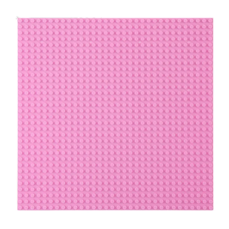 Płyta Plansza Konstrukcyjna Do Klocków Budowania 40x40cm - Różowa