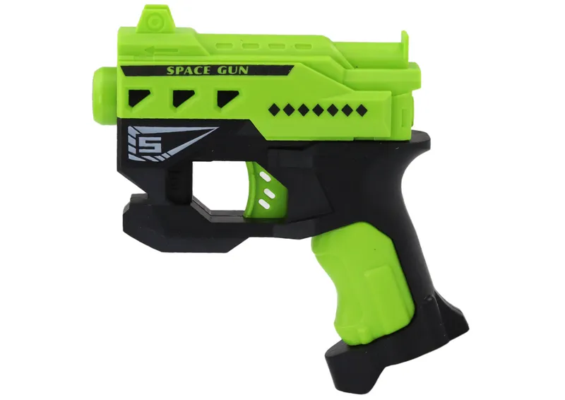 Mini Pistolet Na Strzałki Piankowe Z Przyssawkami - Zielony