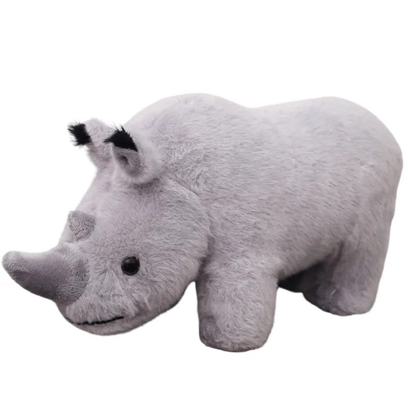 Maskotka Pluszowa Nosorożec Pluszak Przytulanka 30cm - Szary