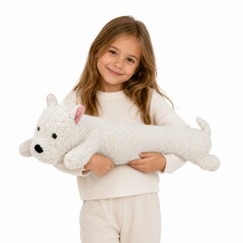 Pluszowy Pies West Highland Przytulanka Maskotka 60 cm - Biały