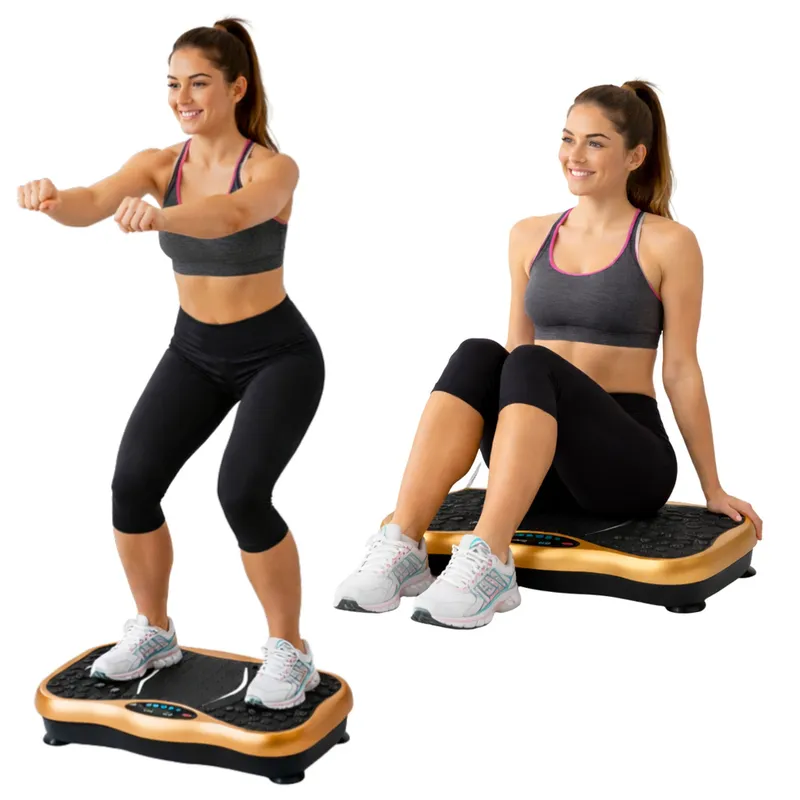 Platforma Wibracyjna Fitness Do Ćwiczeń Treningu Bluetooth Głośniki