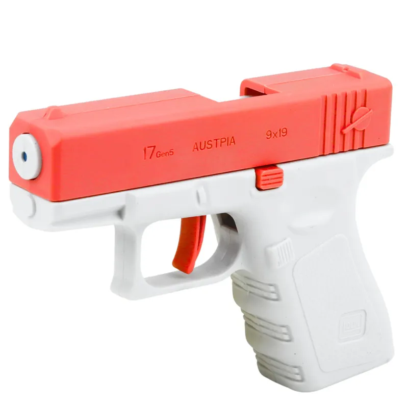 Mini Glock Pistolet Na Wodę Broń Dla Dzieci 13 cm - Różowy