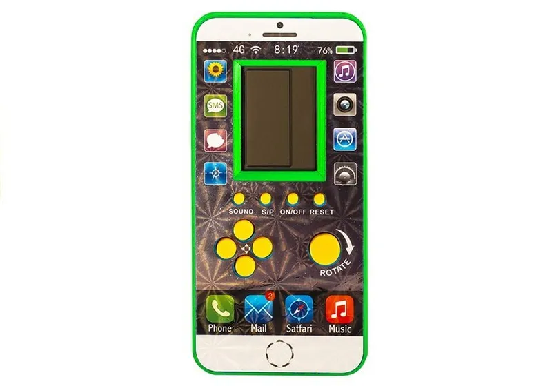 Gra Elektroniczna Tetris Komórka - Zielona