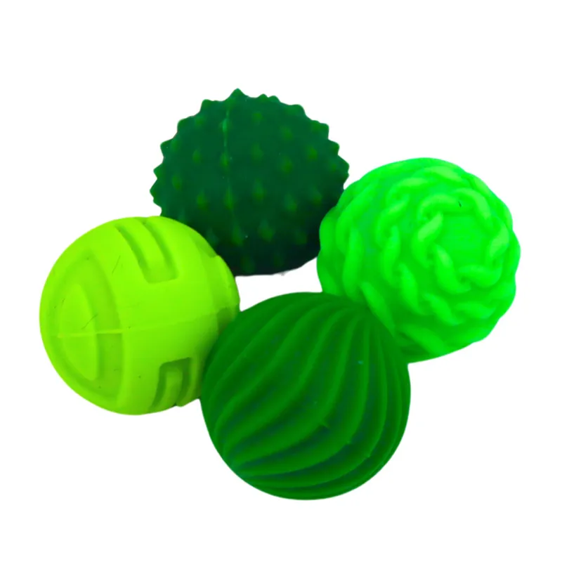 Magnetyczne Silikonowe Piłki Antystresowe W Etui 2,5 cm 4 el - Zielone