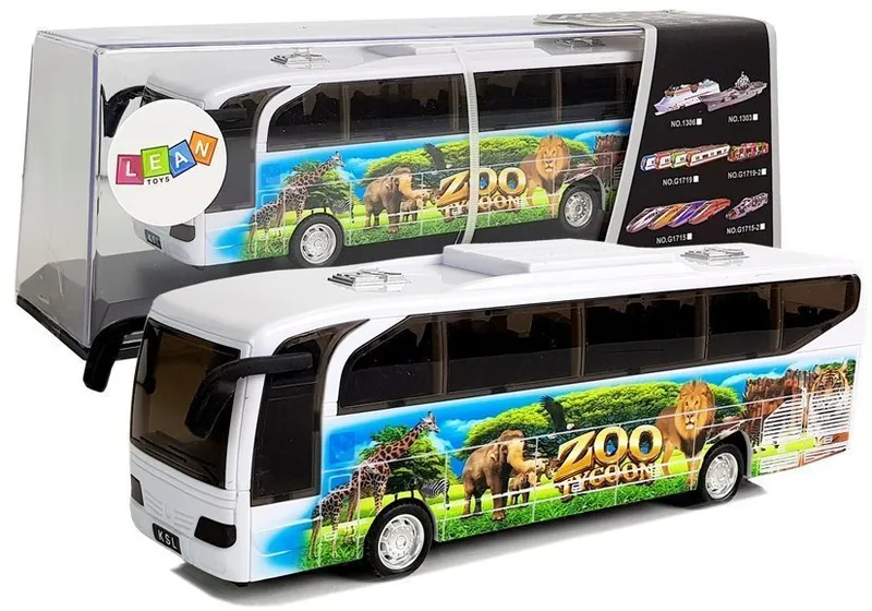 Autobus Wycieczkowy Afryka Z Naciągiem Dźwięk Światła