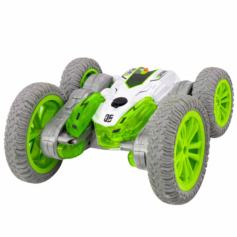 Autko Kaskaderskie Zdalnie Sterowane RC Światła Dym Drift 360° - Zielone