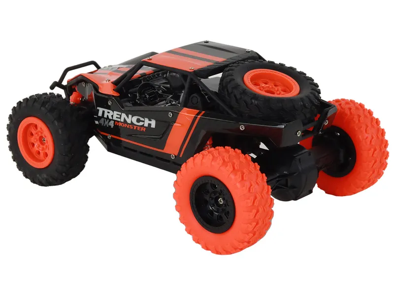 Autko Terenowe Zdalnie Sterowane R/C 1:24 - Pomarańczowe