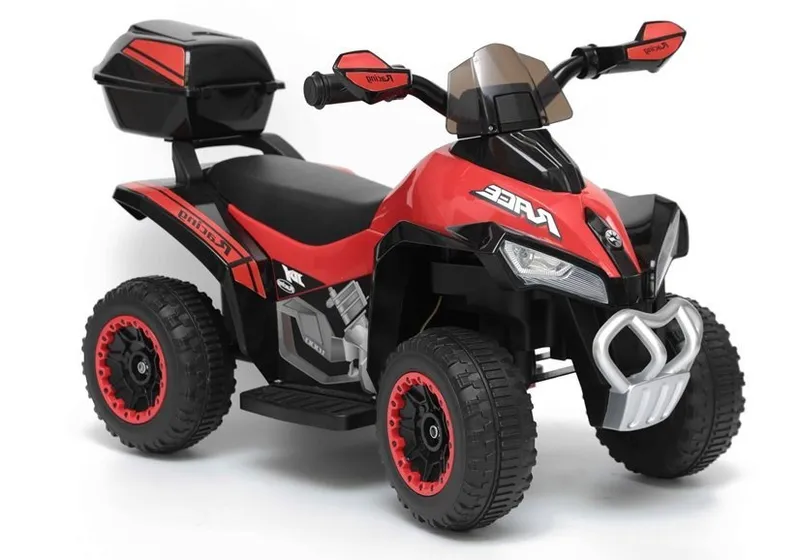Quad Na Akumulator GTS1188-A Światła LED Muzyka Schowek - Czerwony