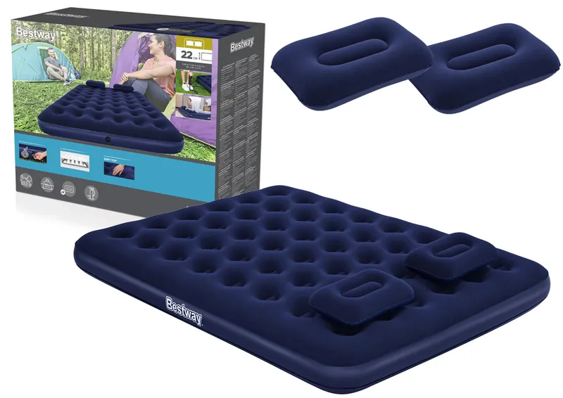 Dmuchany Materac, Pompka 203 x 152 x 22 cm BESTWAY 67374