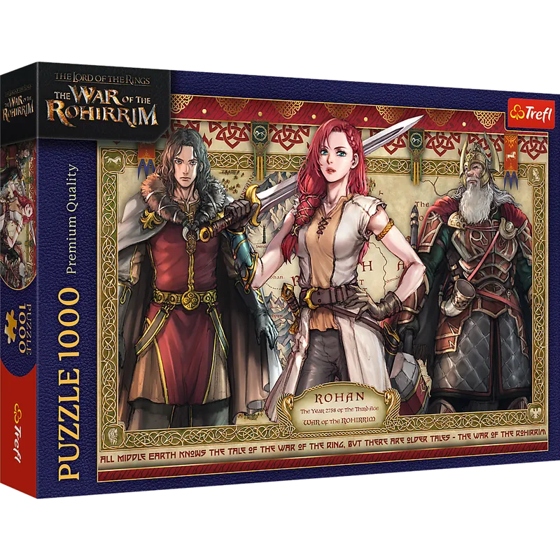 Puzzle - 1000 - Władca Pierścieni: Wojna Rohirrimów - TREFL 10937