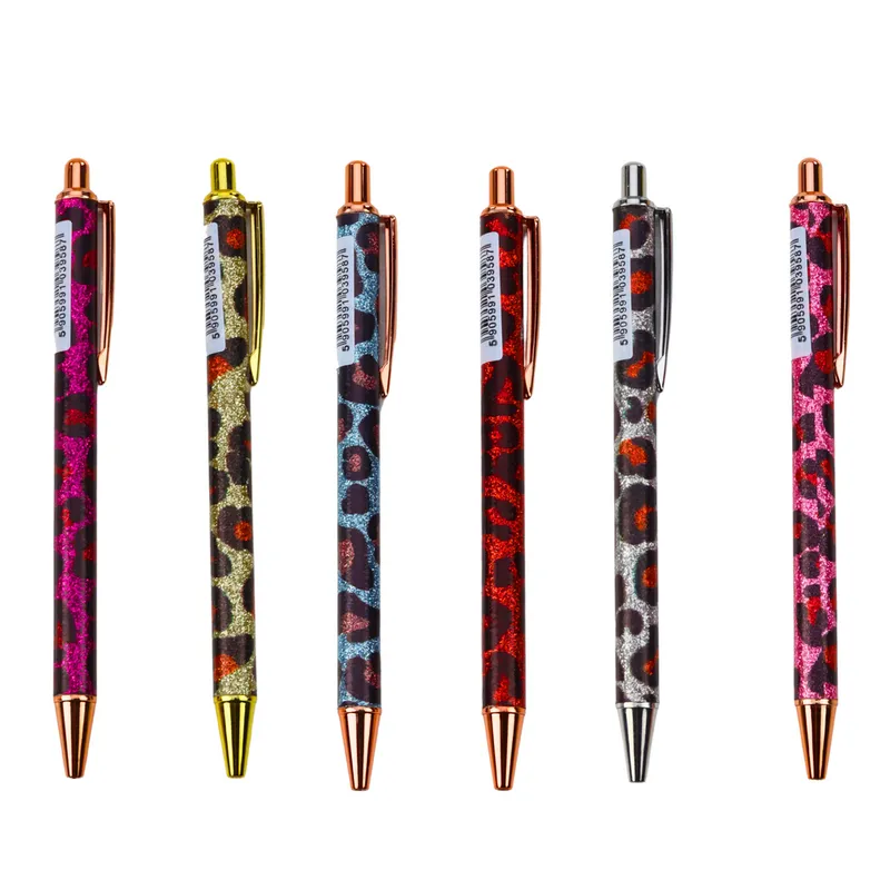 Długopis Metalowy Automatyczny Panterka Tusz 1.0mm - Niebieski