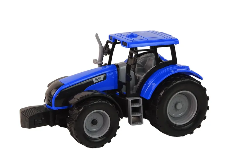 Traktor Z Przyczepą Pojazd Rolniczy Farma - Niebieski