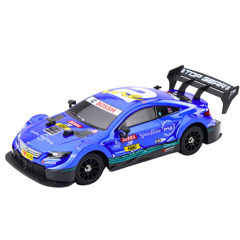 Samochód Wyścigowy Auto Do Driftu RC Niebieskie 30km/h 1:16