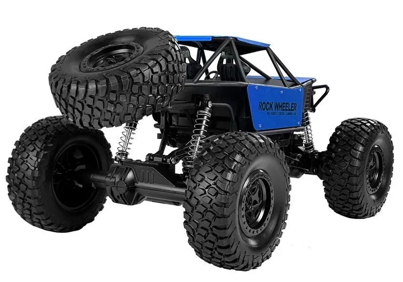 Auto Zdalnie Sterowane Monster Truck Na Resorach - Niebieski