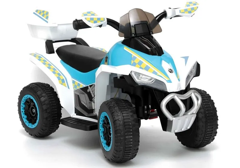 Quad Na Akumulator GTS1188-A Światła LED Muzyka Schowek Policyjny - Biały