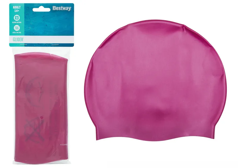 Czepek Kąpielowy Silikonowy BESTWAY 26006 - Różowy