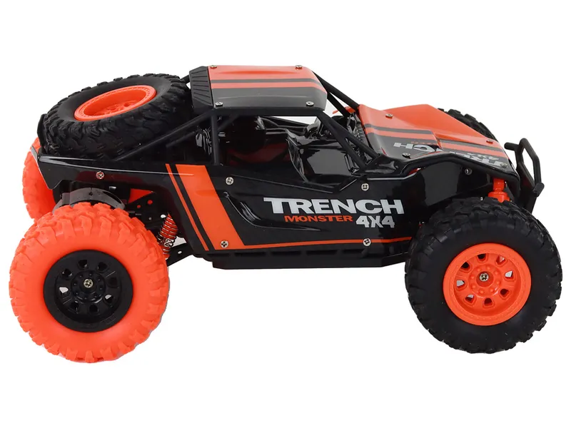 Autko Terenowe Zdalnie Sterowane R/C 1:24 - Pomarańczowe