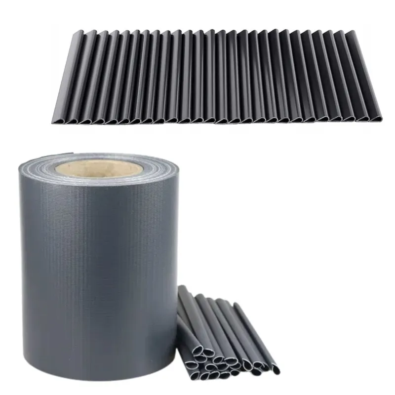 Taśma Ogrodzeniowa Ochrona UV 20 Klipsów 450 g/m² 19x35m - Szara