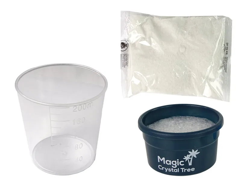 Magiczne Drzewko Hodowla Kryształów Doświadczenia Niebieskie