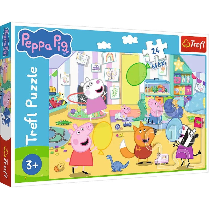 Puzzle - 24 Maxi - Piękna Peppa - Świnka Peppa - TREFL 14367