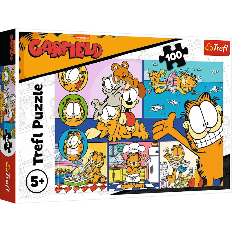 Puzzle - 100 - Leniwy Garfield - TREFL 16521