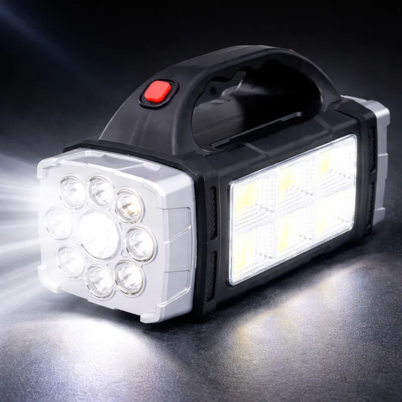 Wielofunkcyjna Latarka Solarna Szerokokątna LED HB-1678 38W
