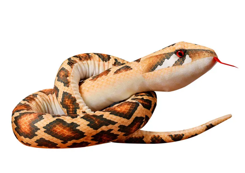 Maskotka Pluszowa Wąż 210 cm - Brązowy