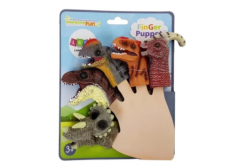 Nakładki Na Palce Dinozaury 5 Elementów