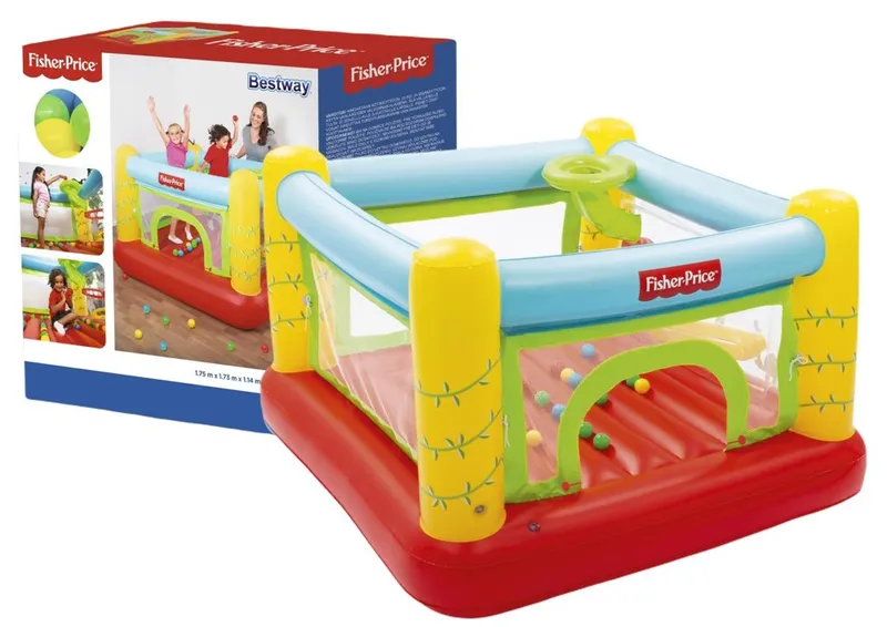 Dmuchana Trampolina FISHER-PRICE 175 x 173 x 114 cm BESTWAY 93542