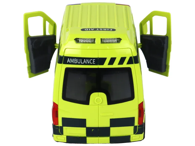 Zdalnie Sterowany Ambulans Ze Światłami - Żółty