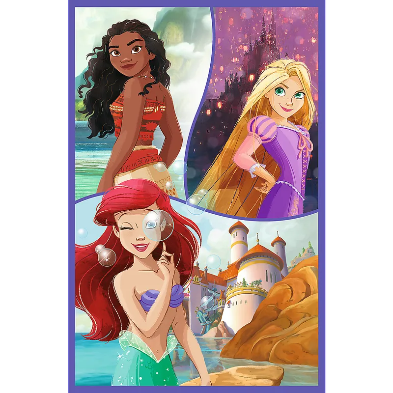Puzzle - 3x80 - Księżniczki Przyjaciółki - DISNEY Princess - TREFL 34884
