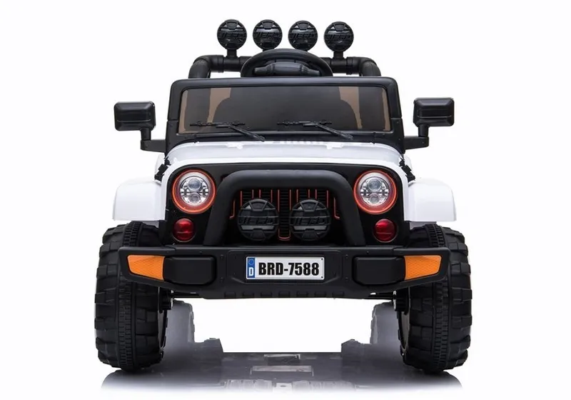 Auto Na Akumulator JEEP BRD-7588 Światła LED MP3 Pilot 4X4 - Biały