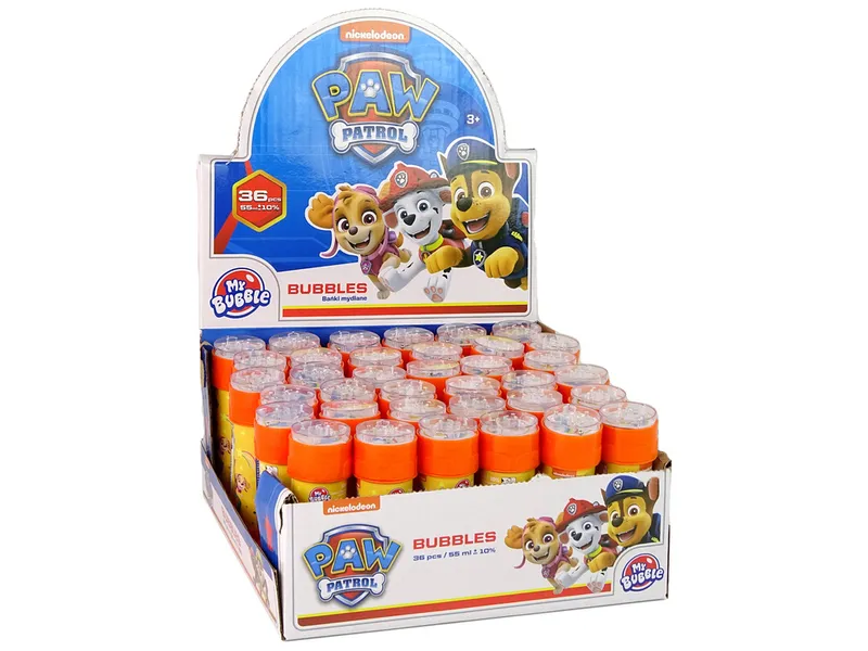 Bańki Mydlane Psi Patrol 55ml My Bubble - Pomarańczowe