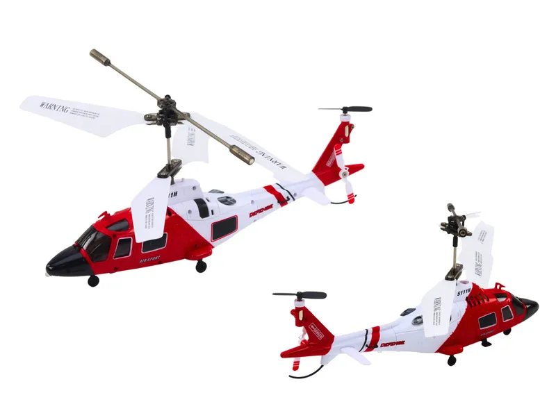 Helikopter Zdalnie Sterowany RC Żyroskop Syma S111H - Czerwony
