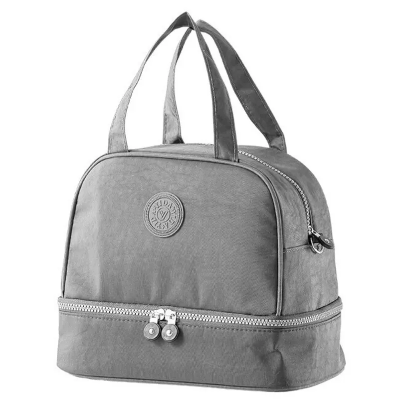 Torba Termiczna Izolacyjna Śniadaniowa Pas Z Regulacją 27cm - Szara