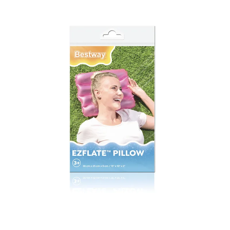 Dmuchana Poduszka 38 x 25 cm BESTWAY 52127 - Różowa