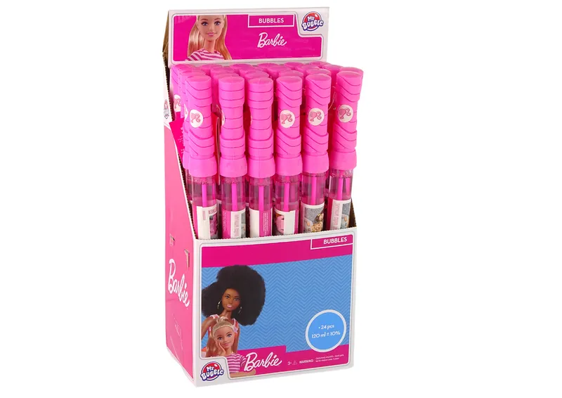 Bańki Mydlane Miecz BARBIE 120ml My Bubble - Różowy