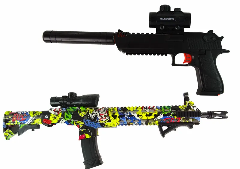 Karabin Pistolet Na Kulki Wodne Akcesoria Kolorowy