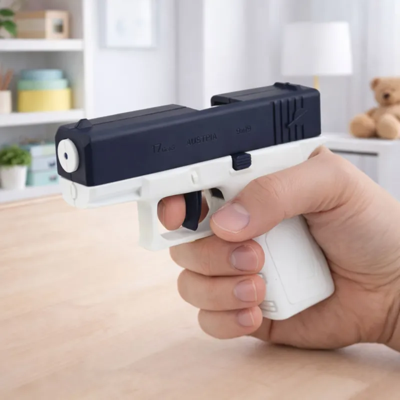 Mini Glock Pistolet Na Wodę Broń Dla Dzieci 13 cm - Niebieski